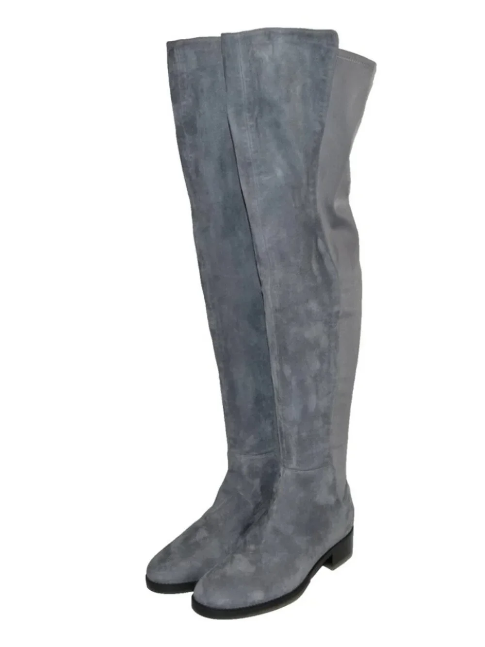 New! Tory Burch 'Caitlin' Over the Knee Boot Fox Gray Suede 5.5 OTK 31444 DD19